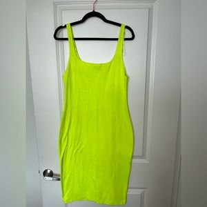 XL Neon Yellow Zara Dress